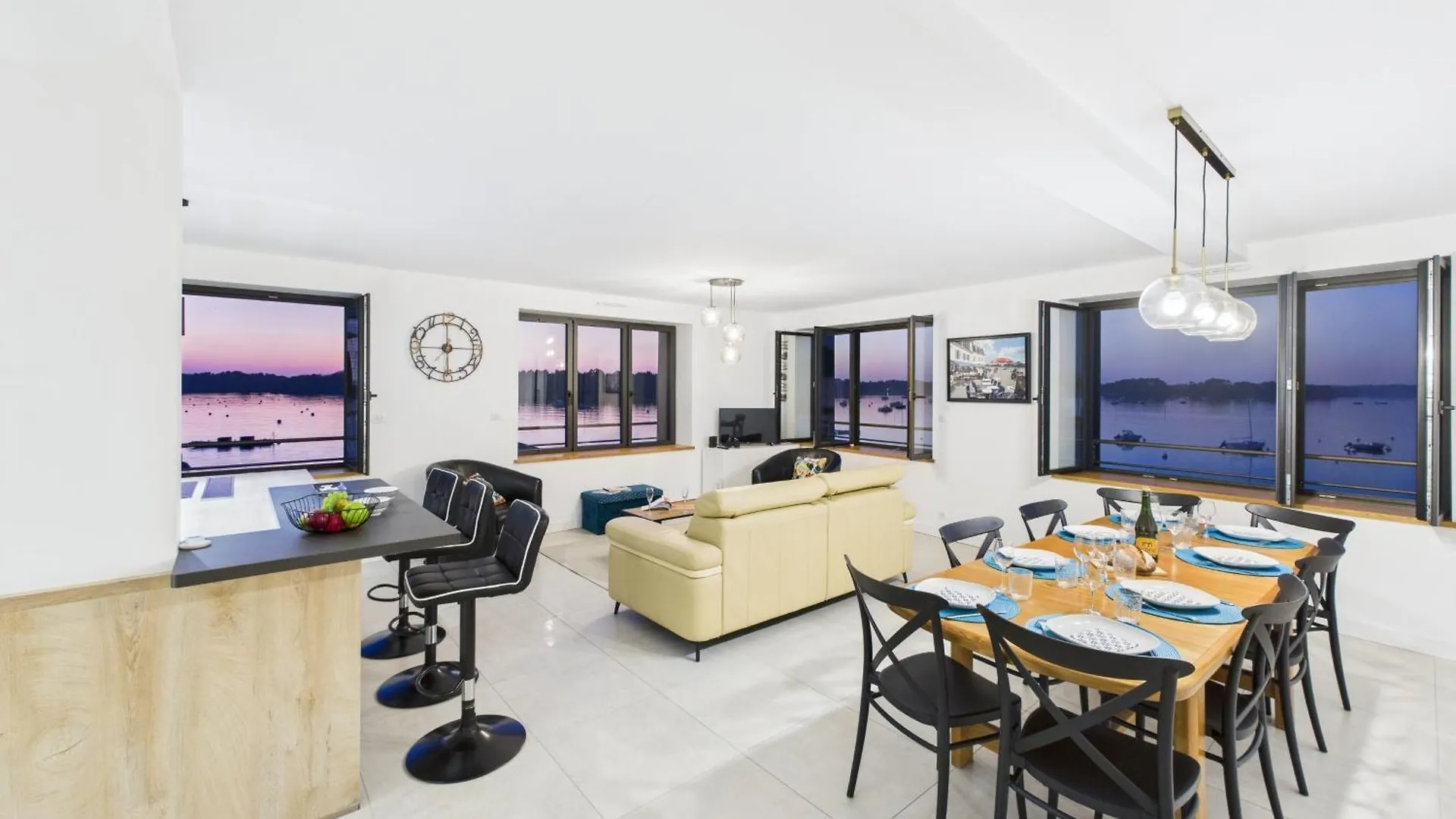 公寓 Appartement Vue Sur La Mer A L'Ile Tudy !
